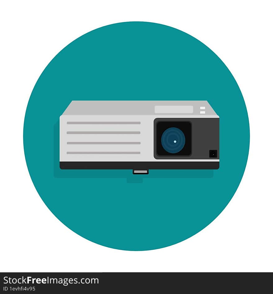 Projector Media Icon 2d