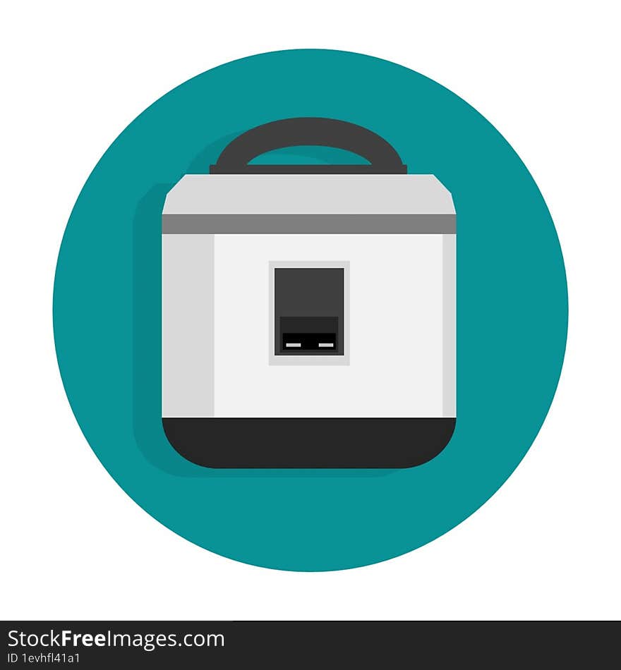 rice cooker icon 2d