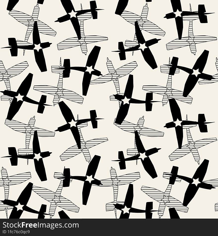 Seamless Pattern. Modern Stylish Abstract Texture. Repeating Geometric Tiles