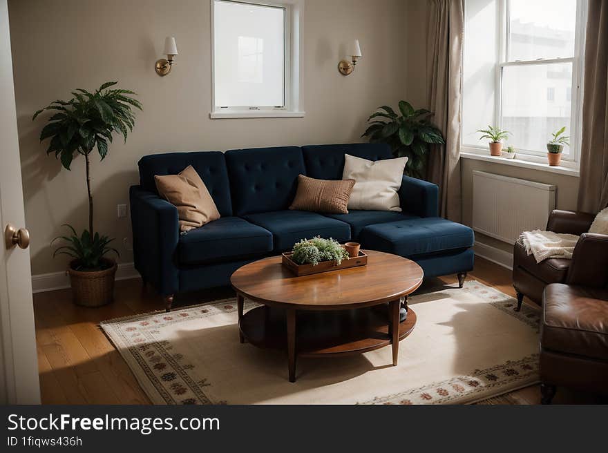 Counseling Room of Dapper Dwelling This interior design showcases a Counseling Room dapper dwelling that incorporates elements to