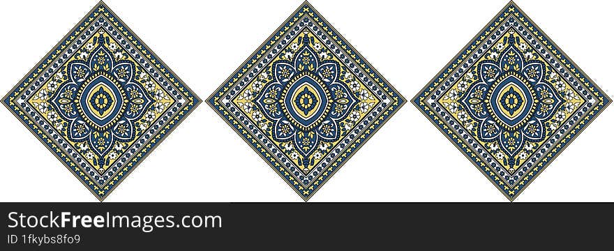 geometrical textile print ethnic motif