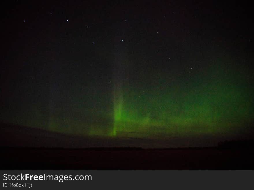 Northern Lights In September In Yakutia