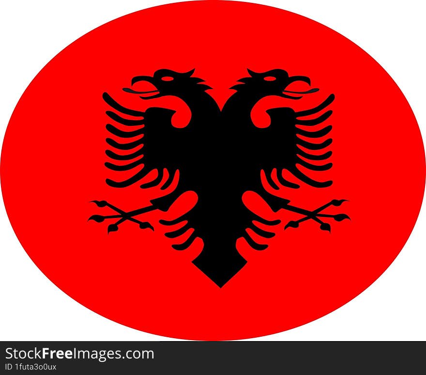 Albanian Flag, 29 November is celebrated as Albanian independence day.