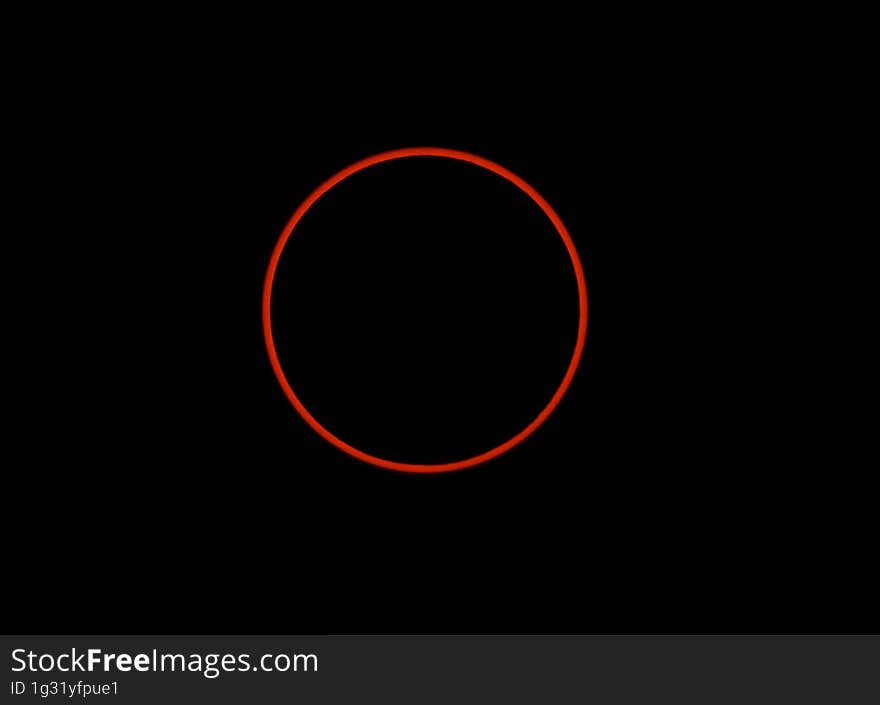 Ring Of Fire Annular Solar Eclipse On October 14, 2023 In Albuquerque, New Mexico