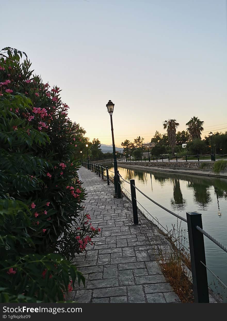 River Alykes, Alykanas City, Zakynthos Island, Grece