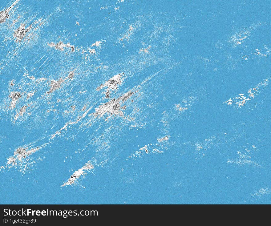 Abstract blue watercolor background with diagonal scratches