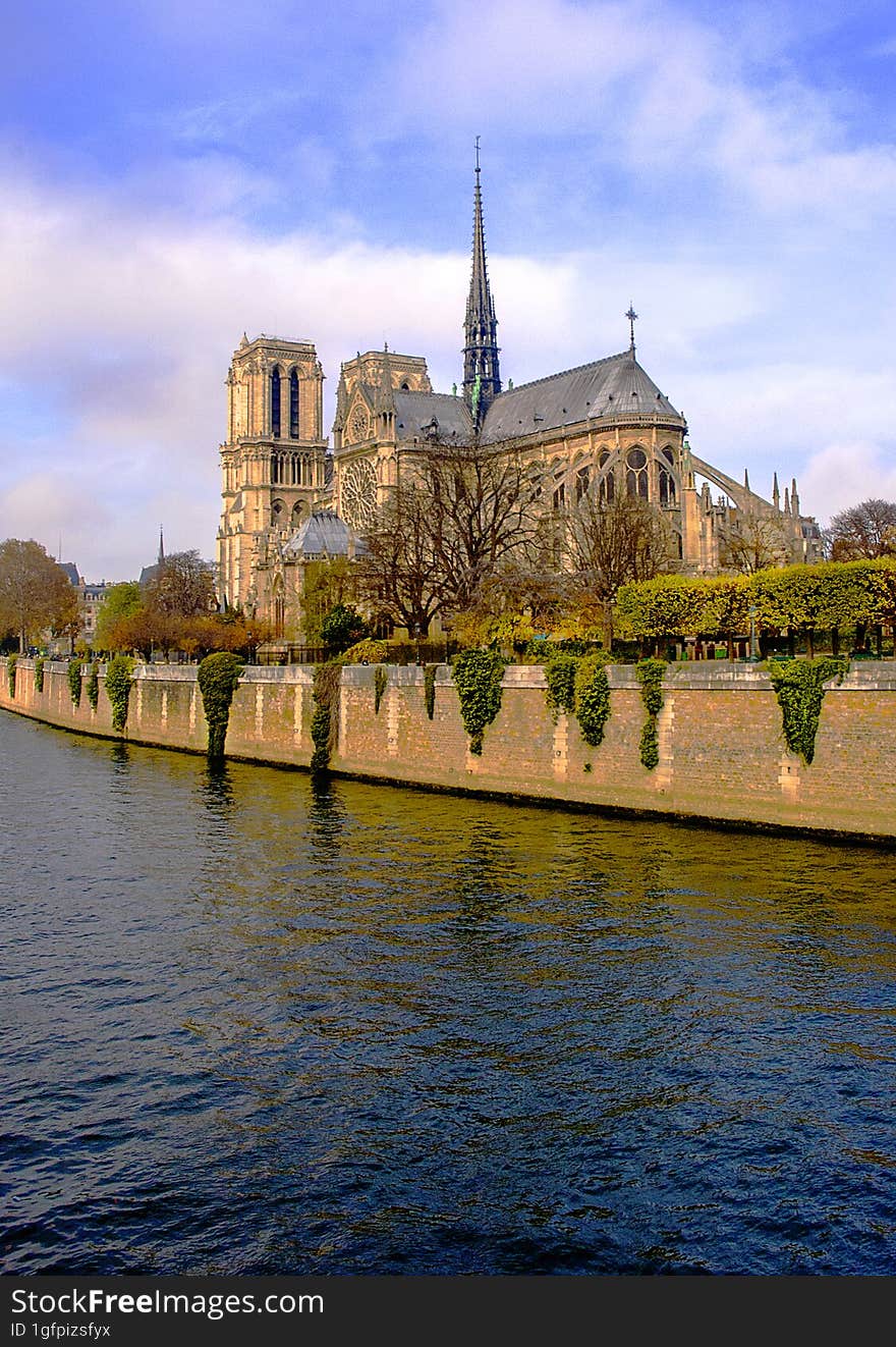 Notre Dame Cathedral in Paris before the fire