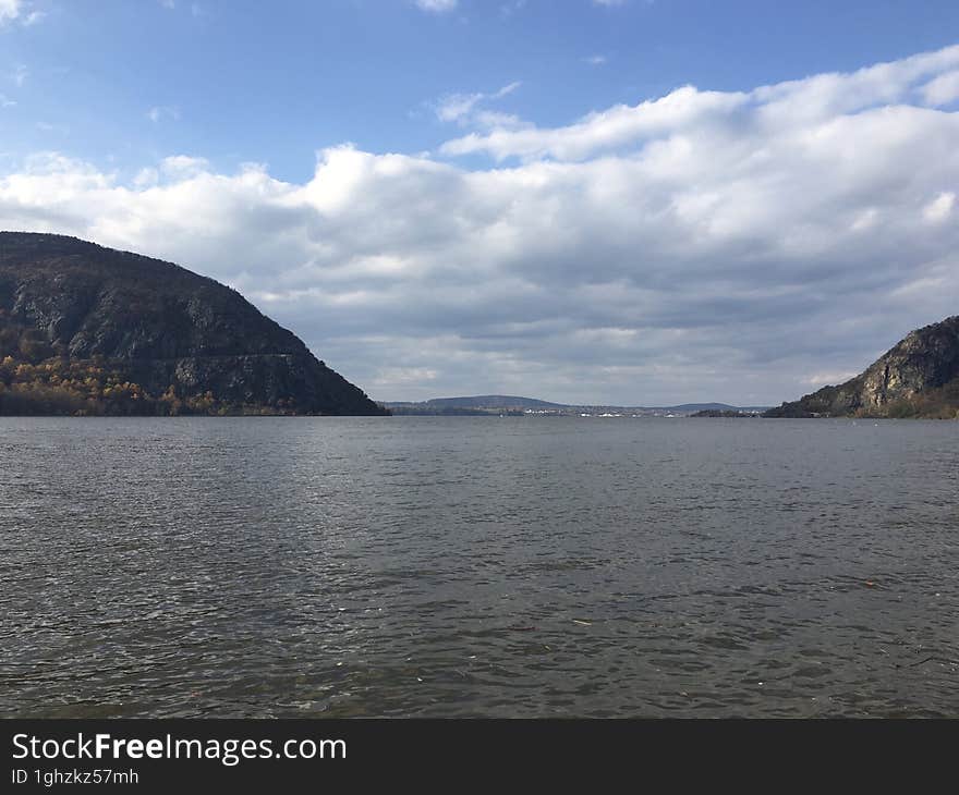 Hudson Highlands during Fall in New York State. Hudson Highlands during Fall in New York State.