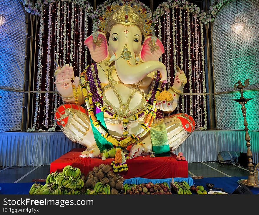 Idol of Lord Ganesha, Mumbai, Maharashtra, India