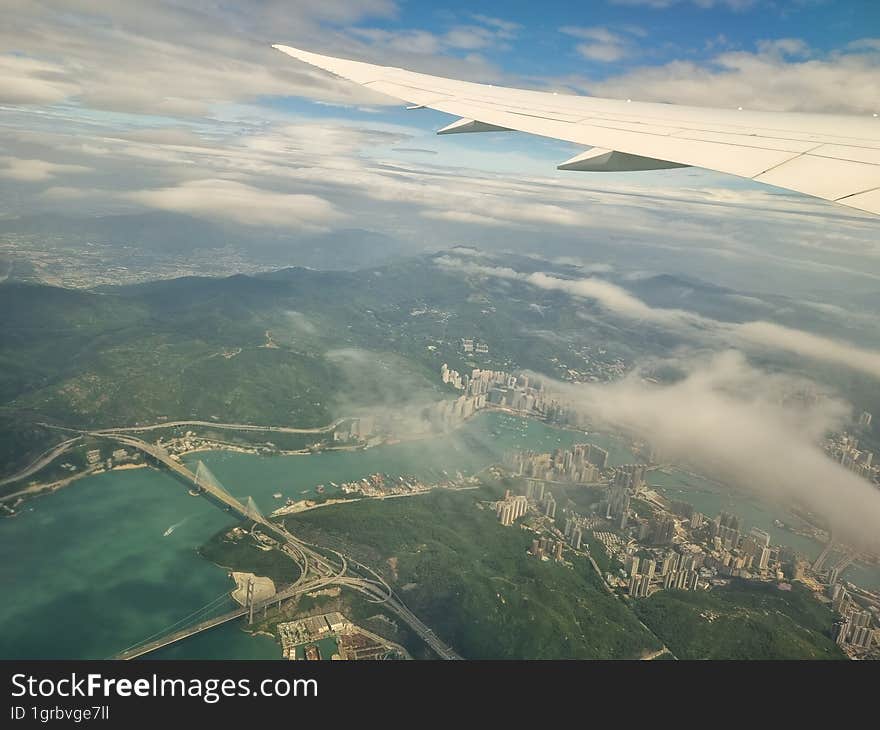 Beautiful pictures from the plane.