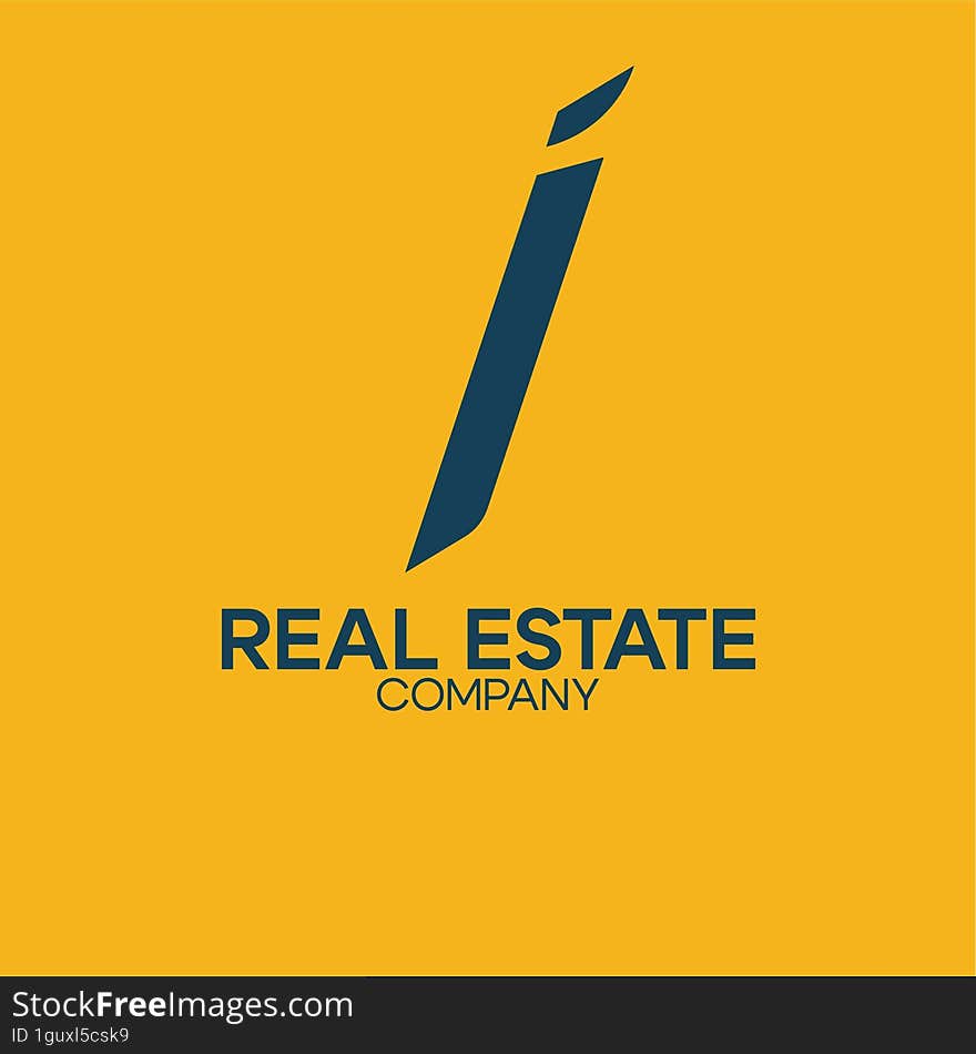 Letter Logo I Real Estate