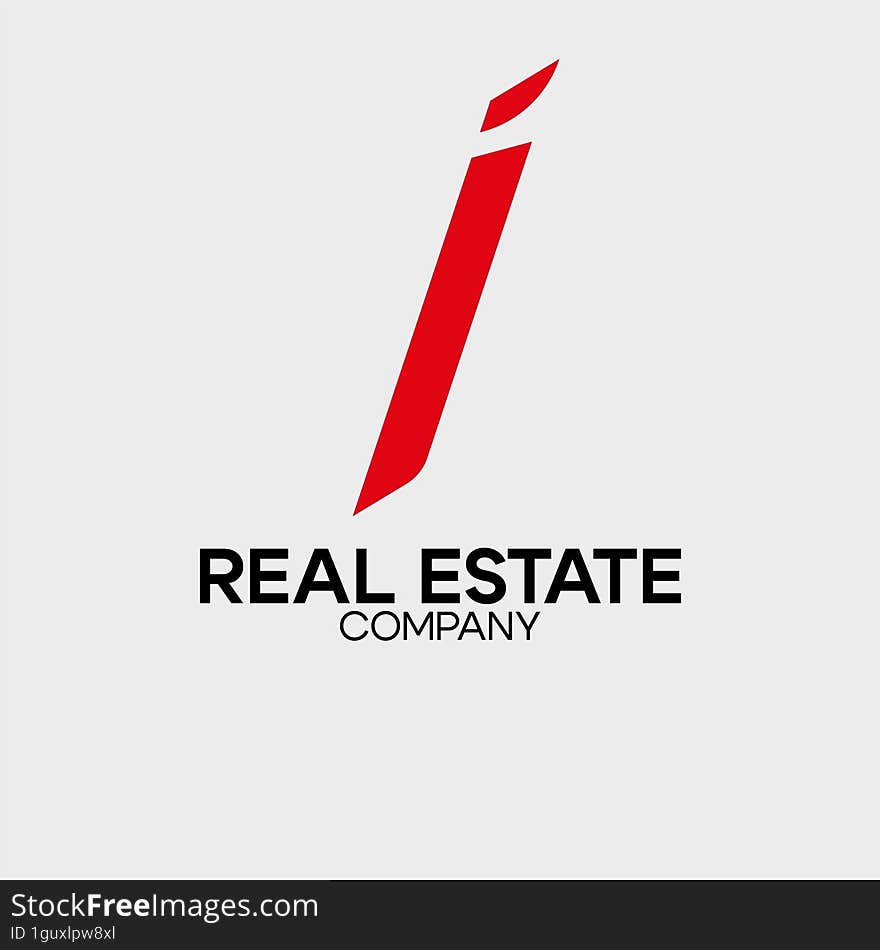 Letter Logo I Real Estate