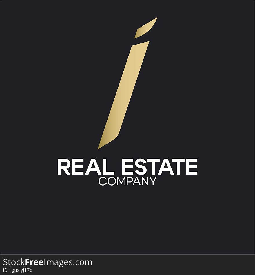 Letter Logo I Real Estate