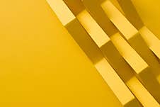 Abstract Geometric Yellow Background With Copy Space Royalty Free Stock Photography