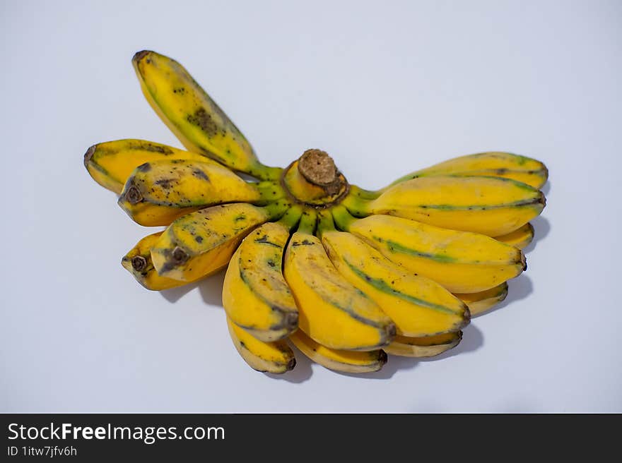 a bunch of ripe bananas, famous in Indonesia called