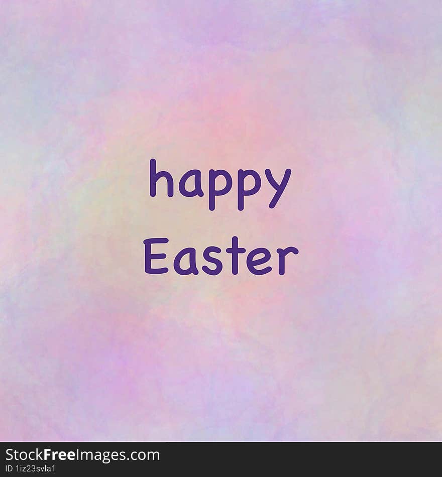 Happy Easter free concept design, story template, banner. Handwritten typography lettering text line design pastel color. Hand dra