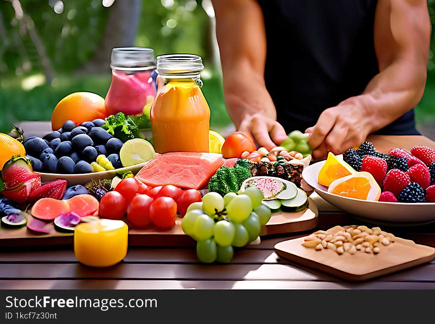 A person cutting some vegetables.