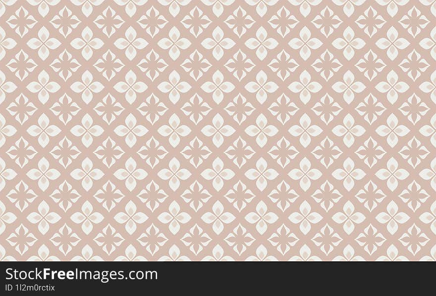 Soft Neutrals - Vintage-inspired Soft Neutrals Seamless Geometric Patterns Background