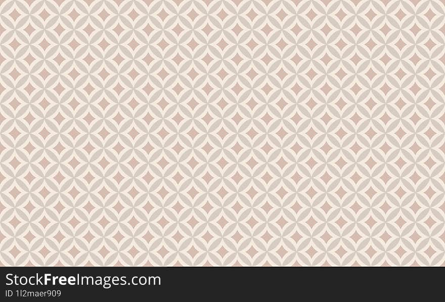 Soft Neutrals - Vintage-inspired Soft Neutrals Seamless Geometric Patterns Background