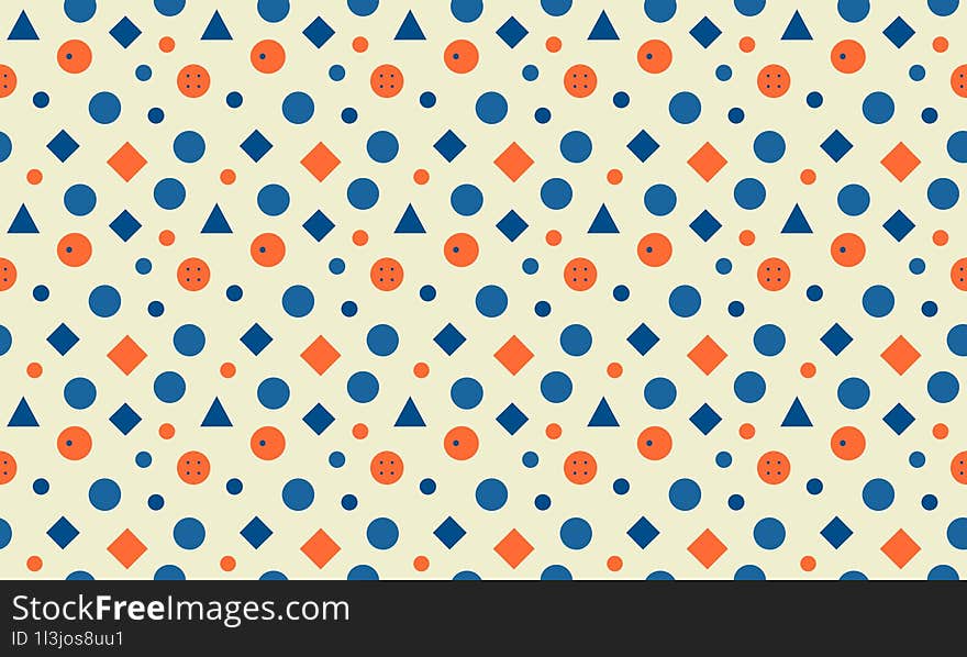 Bright Coastal - Fun and Vibrant Coastal Kids Design with Seamless Geometric Patterns and Background