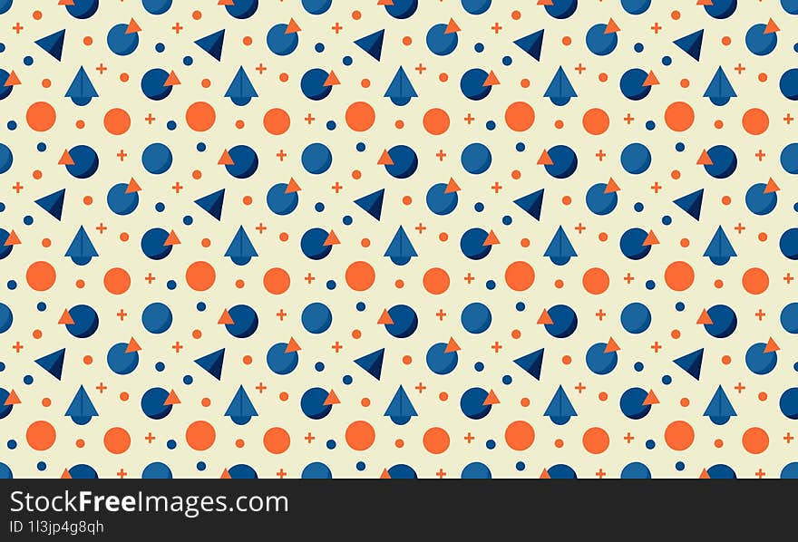 Bright Coastal - Fun And Vibrant Coastal Kids Design With Seamless Geometric Patterns And Background