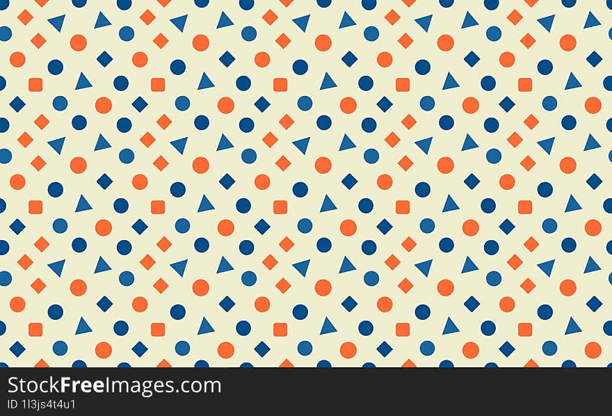 Bright Coastal - Fun and Vibrant Coastal Kids Design with Seamless Geometric Patterns and Background