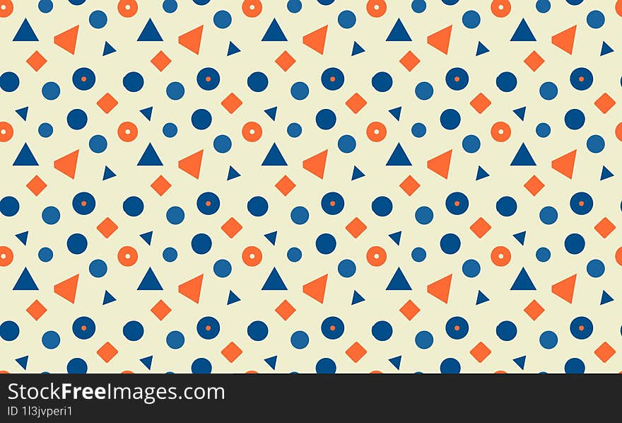 Bright Coastal - Fun and Vibrant Coastal Kids Design with Seamless Geometric Patterns and Background