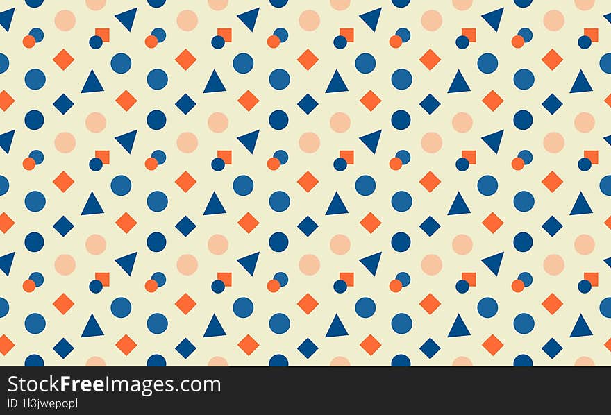 Bright Coastal - Fun and Vibrant Coastal Kids Design with Seamless Geometric Patterns and Background