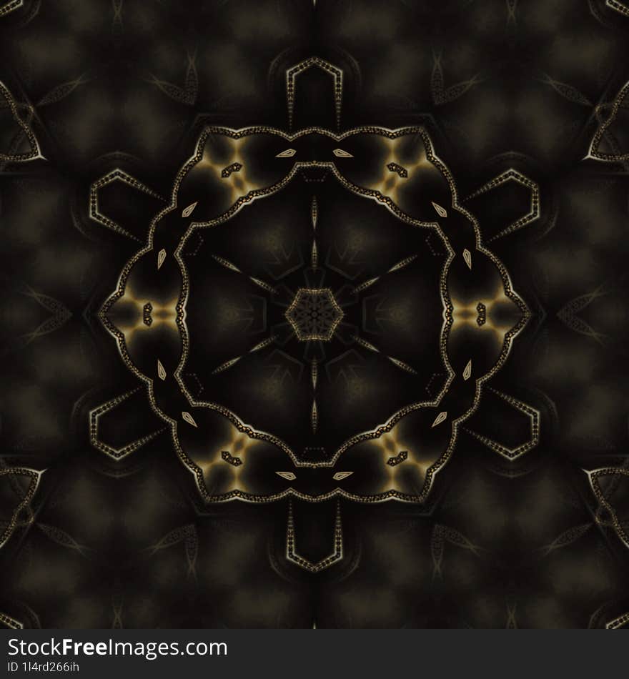 Seamless gold flower background design art of my idea for you suitable template, interior decorations, fashion, fabric, backdrop, etc