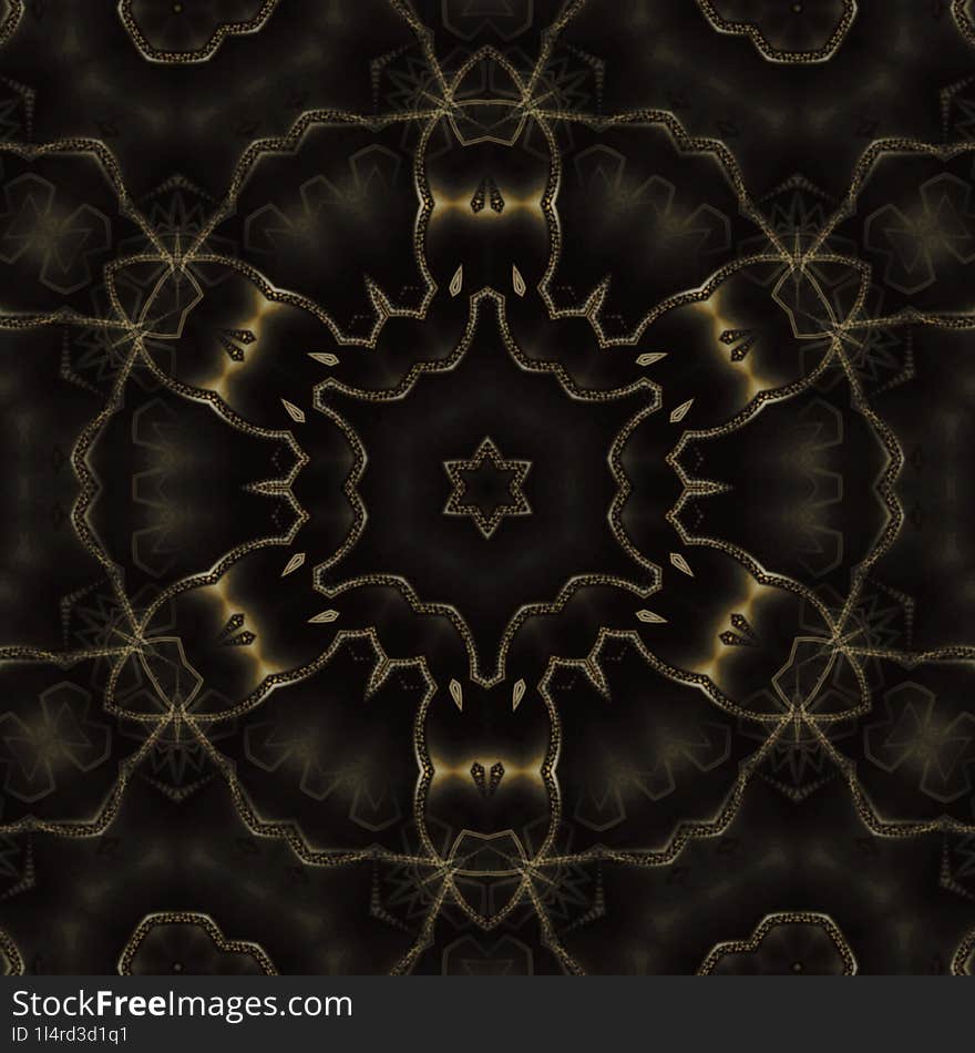 Seamless gold flower pattern background for you suitable template, interior decorations, fashion, wallpaper, backdrop, illustratio