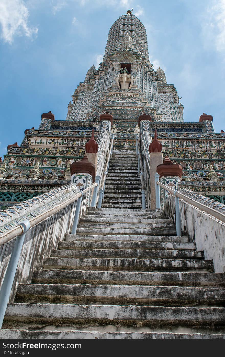 WAT ARUN  Famus temple at bangkok beside the river, area its not very big but have intresting buildings to see , also have small market inside wat arun.