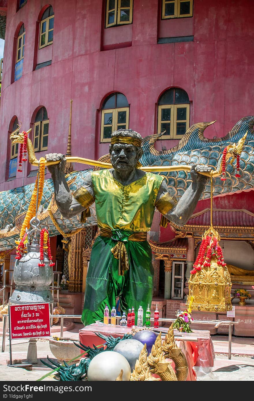 Dragon temple or Wat Samphran  This amazing and so uniq pink temple with dragon around its one of my favorite.  The temple is a blend of Chinese beliefs and Thai culture and beliefs brought in by the local monks.