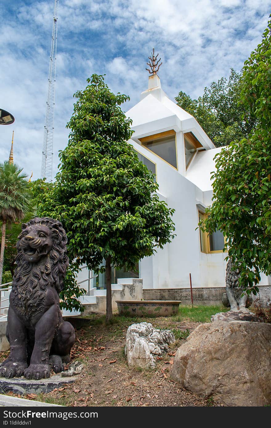 Wat Asokaram Temple, Samut Prakan, Thailand A temple built in ancient India by Emporer Asoka inspired the name of Wat Asokaram