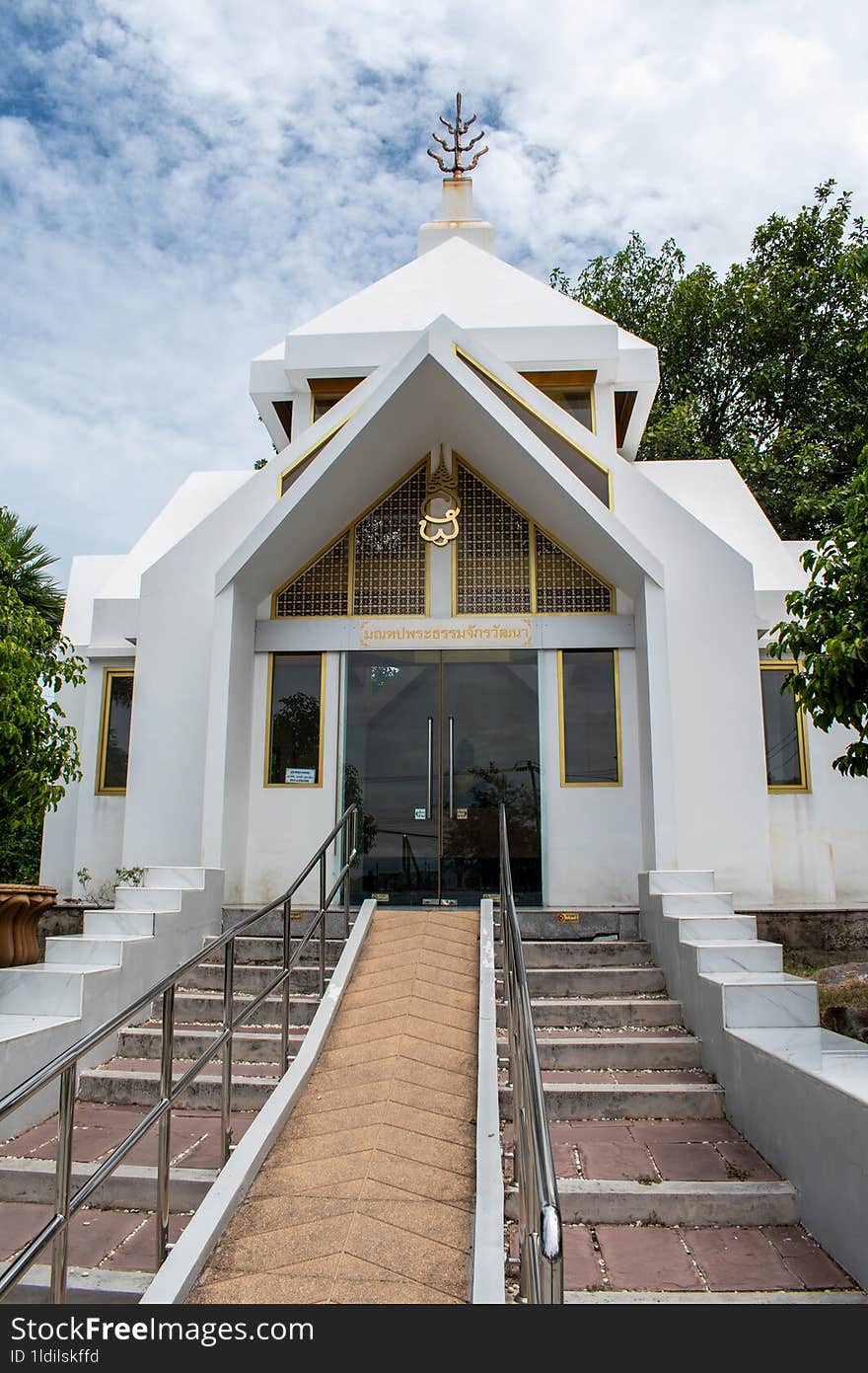 Wat Asokaram Temple, Samut Prakan, Thailand A temple built in ancient India by Emporer Asoka inspired the name of Wat Asokaram