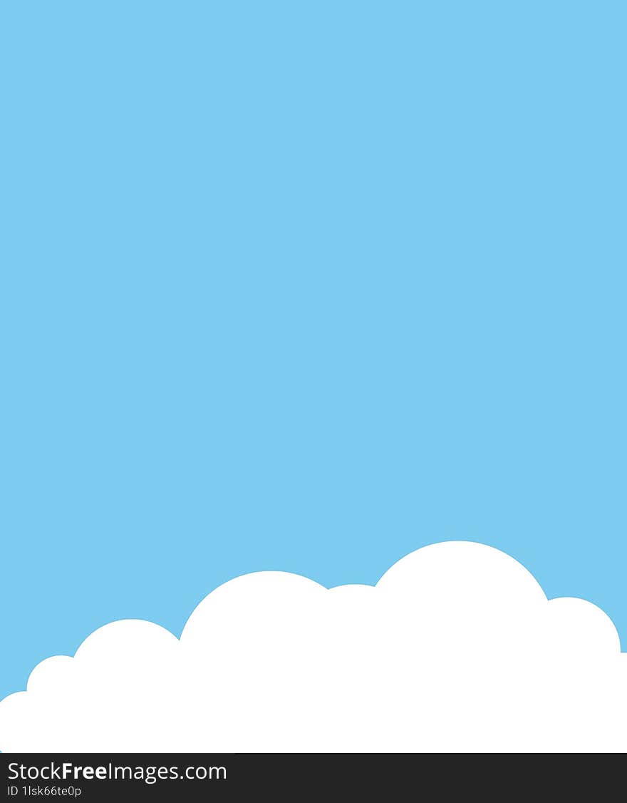 charming cartoon cloud with a playful airplane flying through the sky