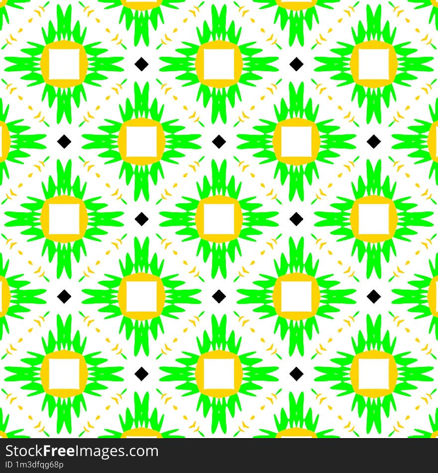 Abstract geometric repeating pattern with tiles