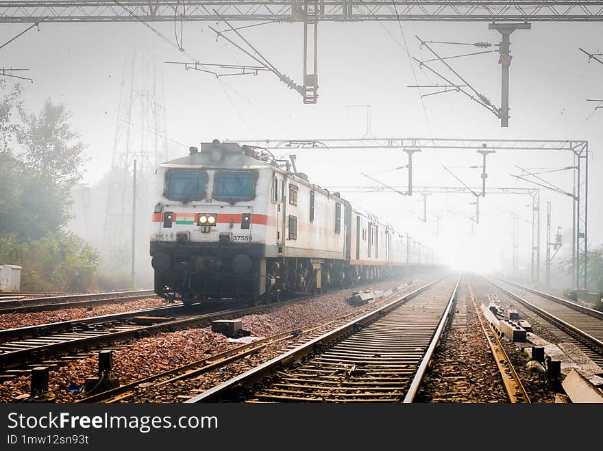 Indian Railways In Winter Season