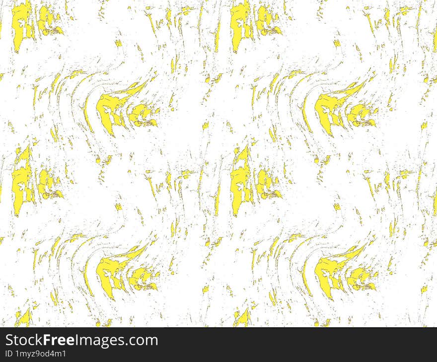 abstract seamless pattern with yellow spots on a white background.