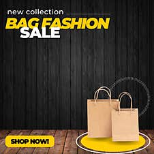 Shop Now Bag Sale Post Stock Images