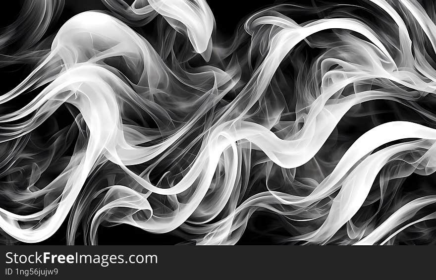 abstract background in the form of black smoke