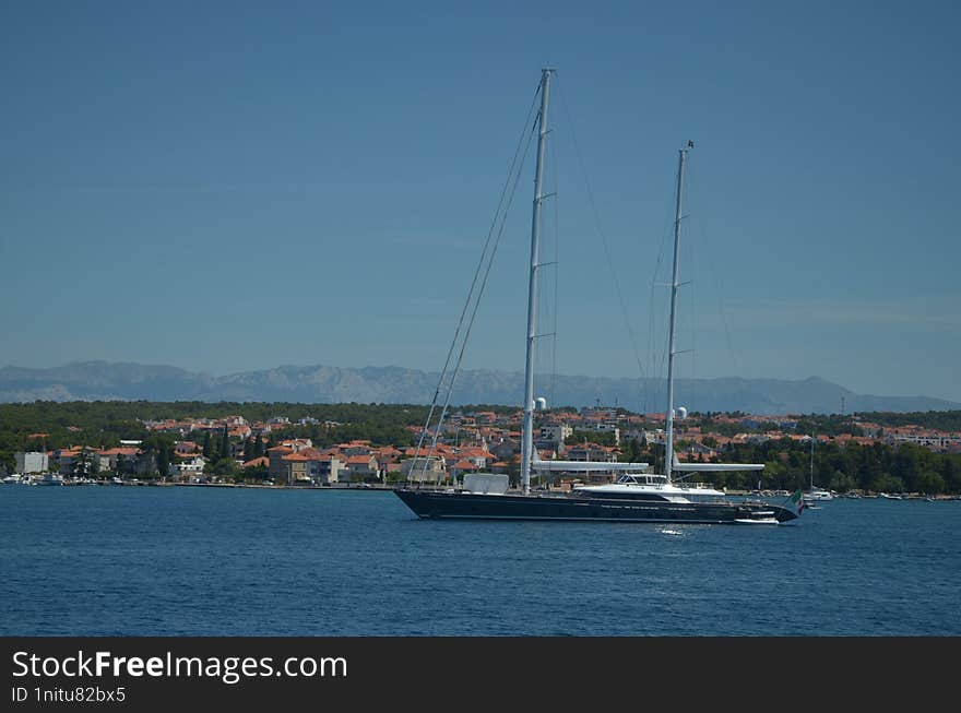 Sailboat On The Adriatic Sea