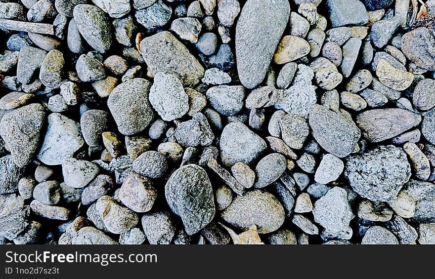 Stones For Background. Cold Colour.