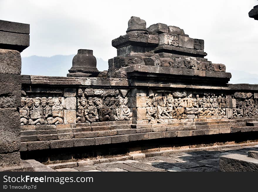 Borobudur Temple Is A Buddhist Temple Located In Borobudur, Magelang, Central Java, Indonesia. This Temple Is Located Approximatel