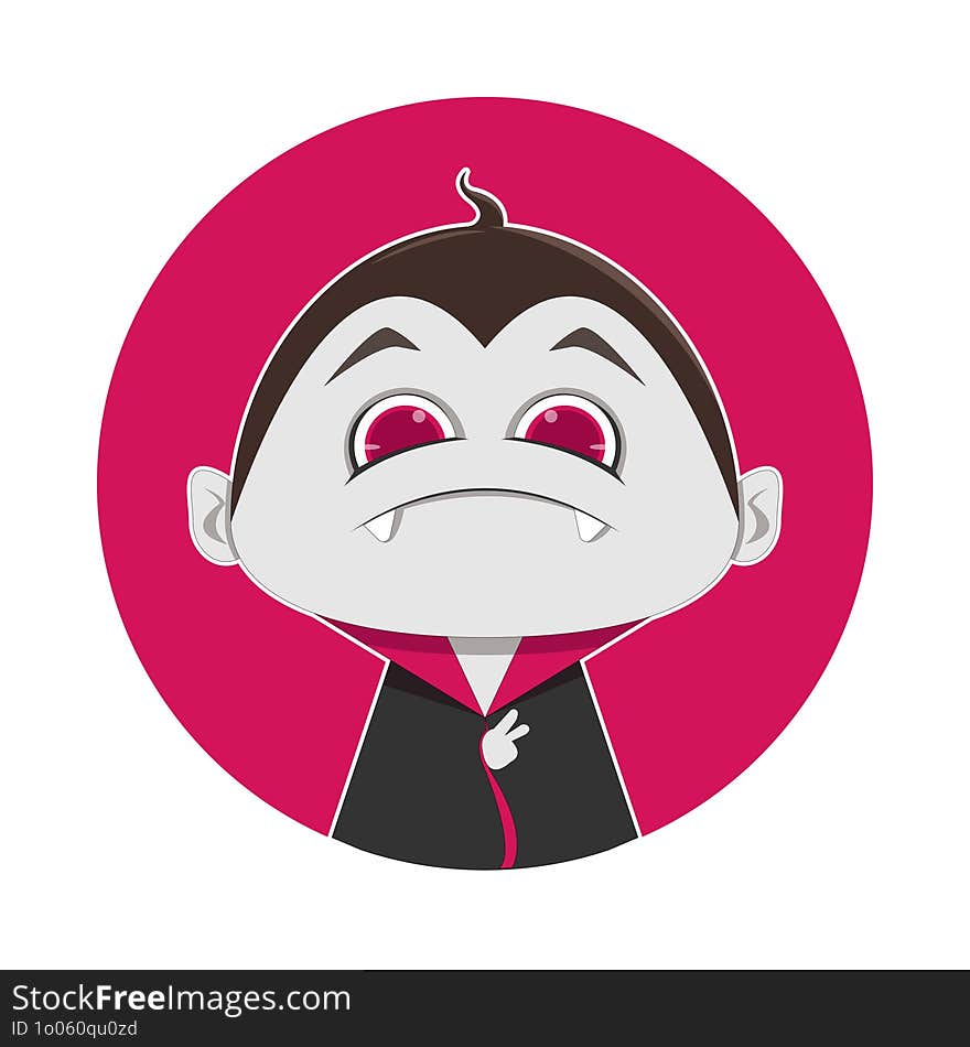 Cute Dracula On Peace For Profile Pictures