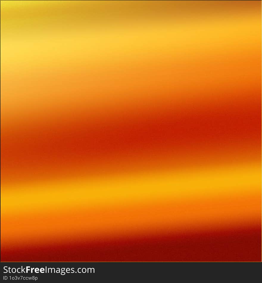 Yellow Burnt Orange Red Fiery Golden Brown Black Abstract Background For Design. Color Gradient. Rough, Grain, Noise.