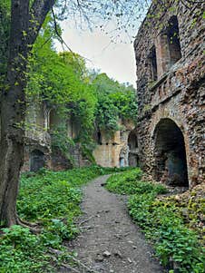 The Tarakanov Fort, A 19th-century Architectural Gem, Stands As A Testament To The Grandeur Of The Past. Located Near The Village Royalty Free Stock Photos