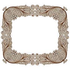 Ready-to-use Square Pattern Frames Royalty Free Stock Image