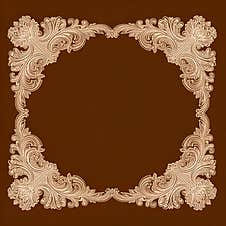 Ready-to-use Square Pattern Frames Royalty Free Stock Photo