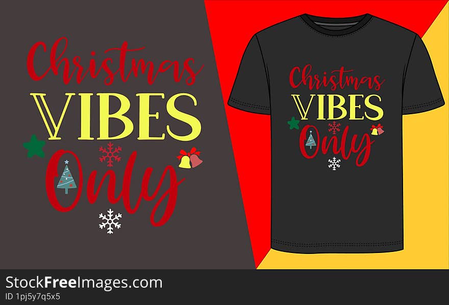 Christmas T-Shirt Spread Cheer in Style, Holiday Themed Christmas T-Shirt.