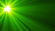 Shining Green Lights Dazzlingly Bright, Amazing And Luxury Lights, Widescreen 4K Resolution Royalty Free Stock Photography